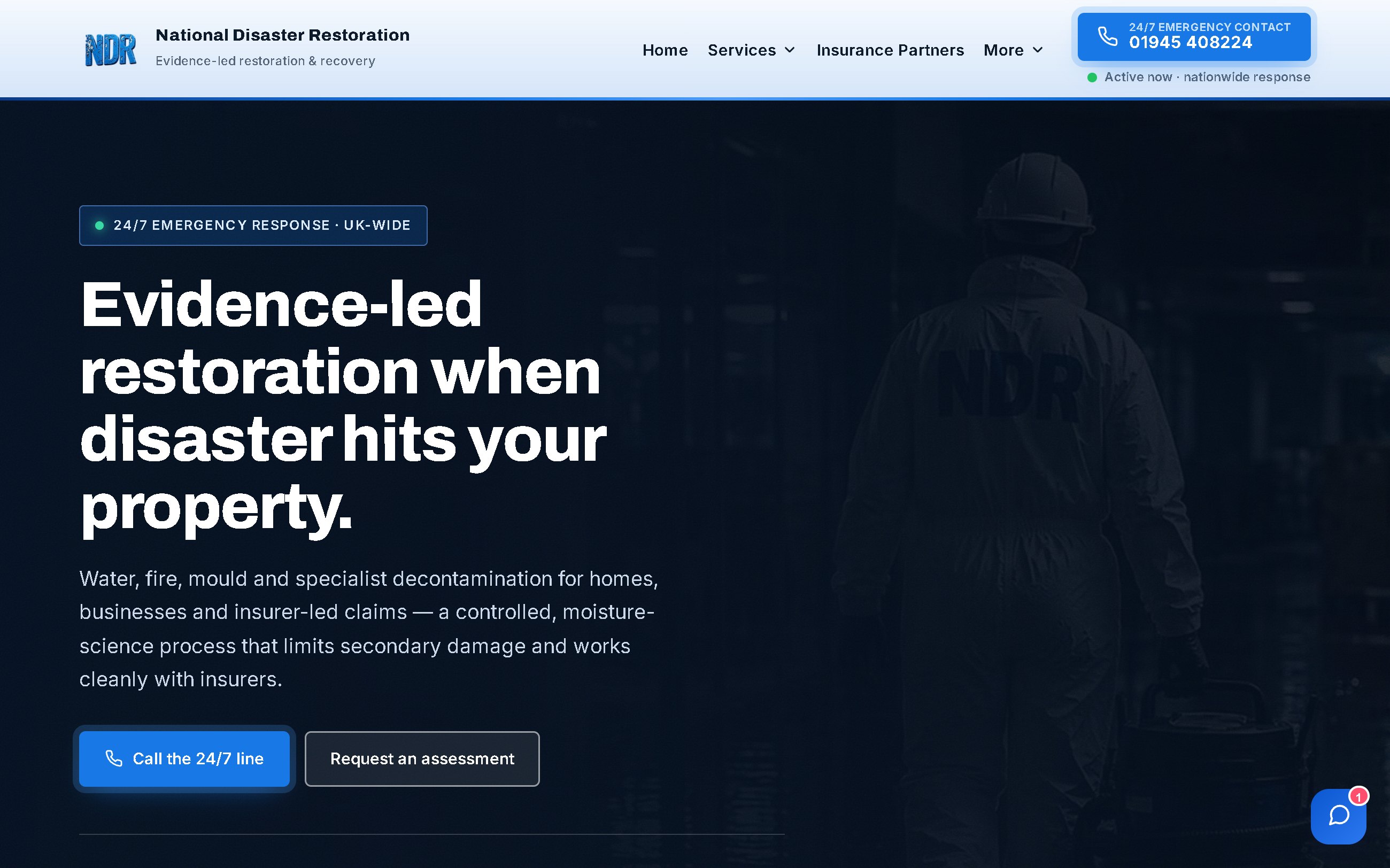 Aftercare Restoration homepage